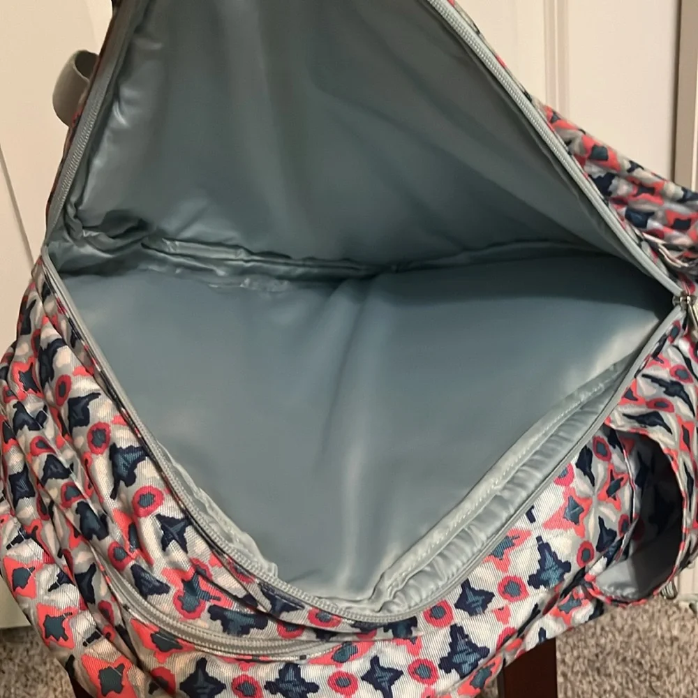 Vera Bradley Lighten Up Study Hall Water Geo Backpack Bag School Weekend Travel